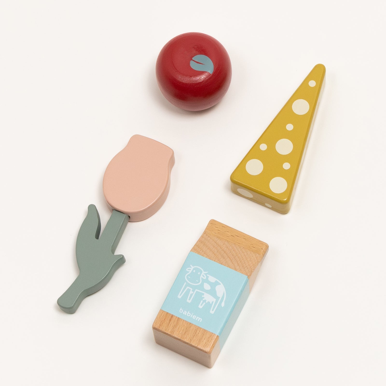 Babiem® Oliver Walker | Einkaufswagen aus Holz mit Zubehör