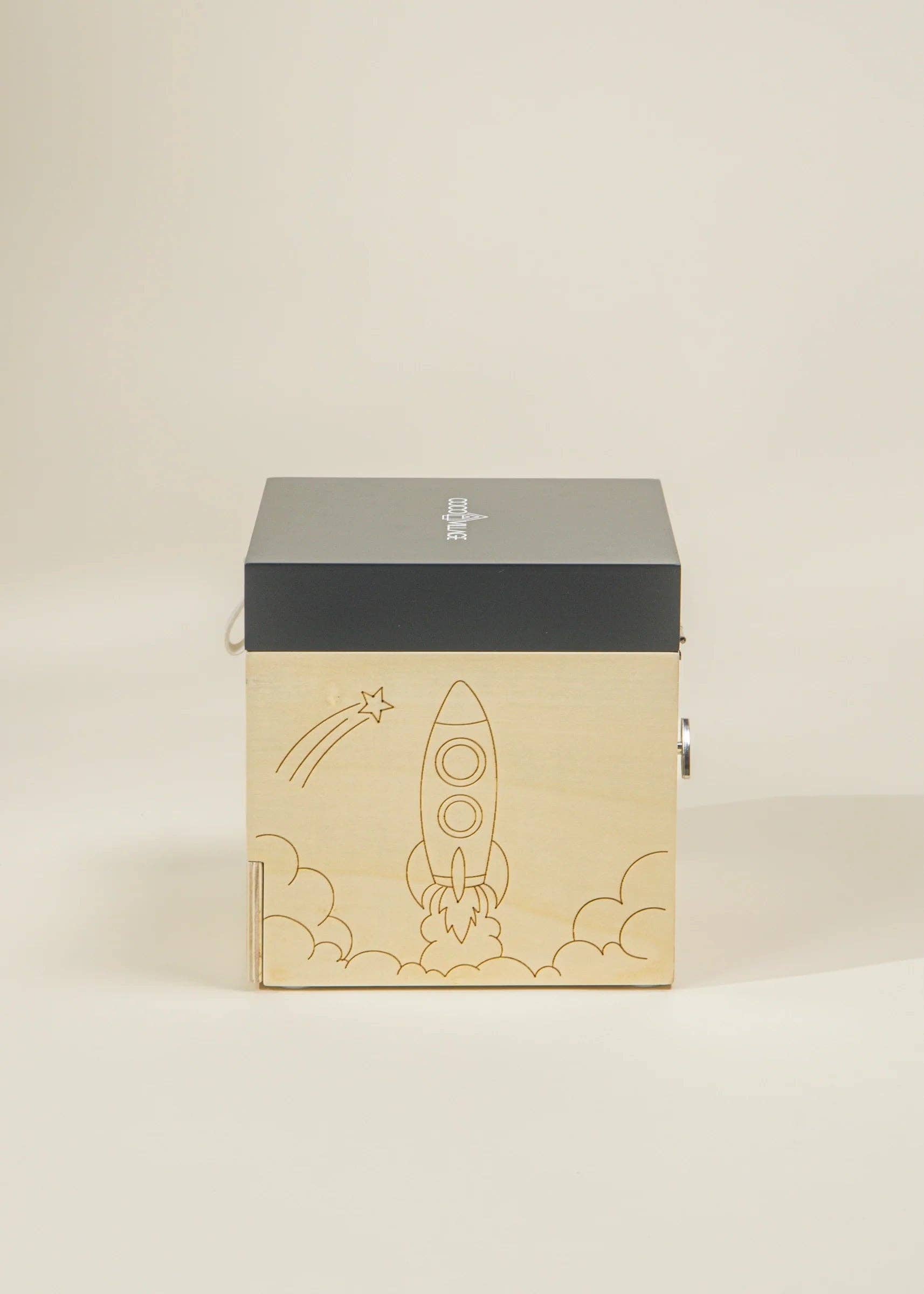 Wooden Music Box Space | With planet and Moonlight Sonata melody