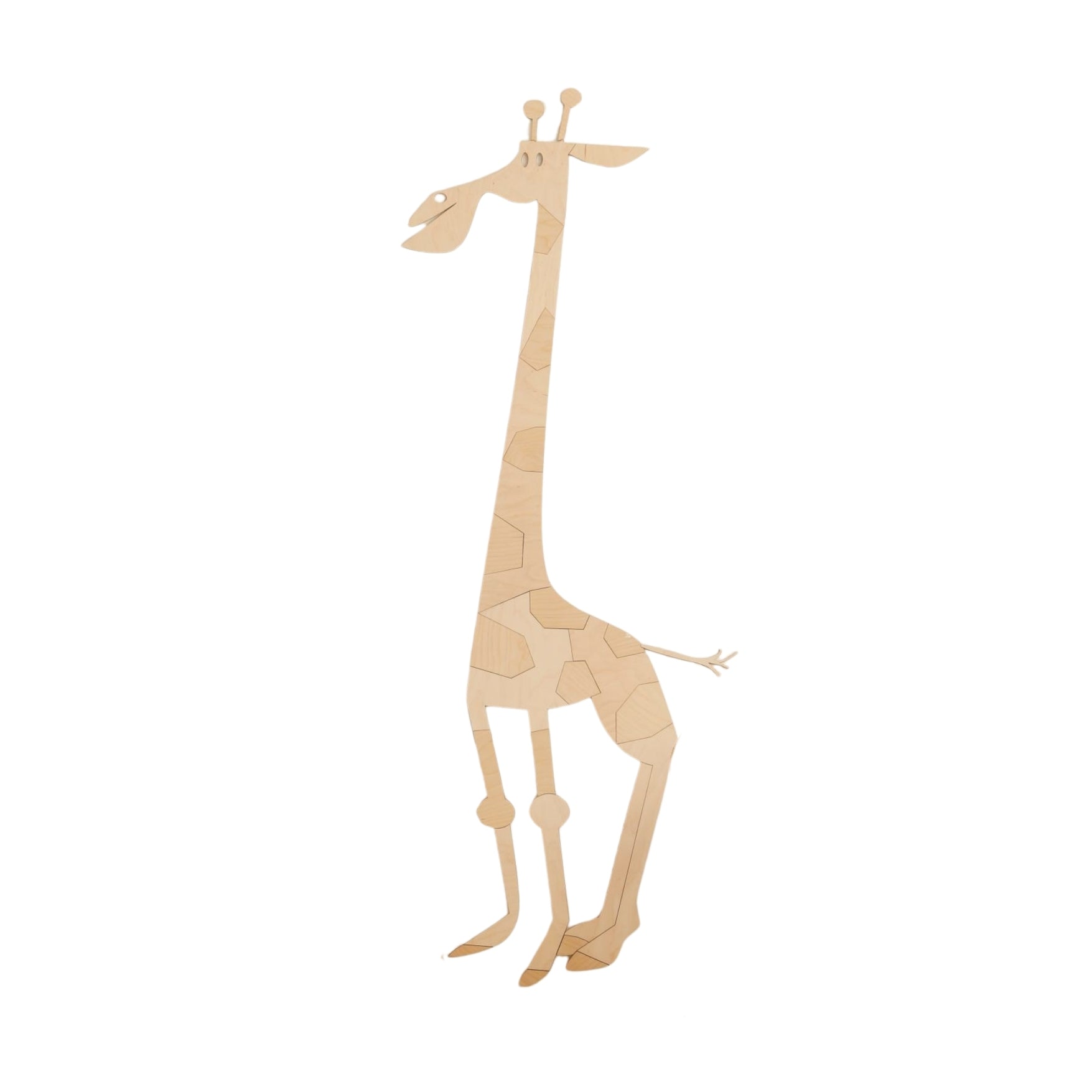 Wooden Safari Giraffe – Wall Decoration