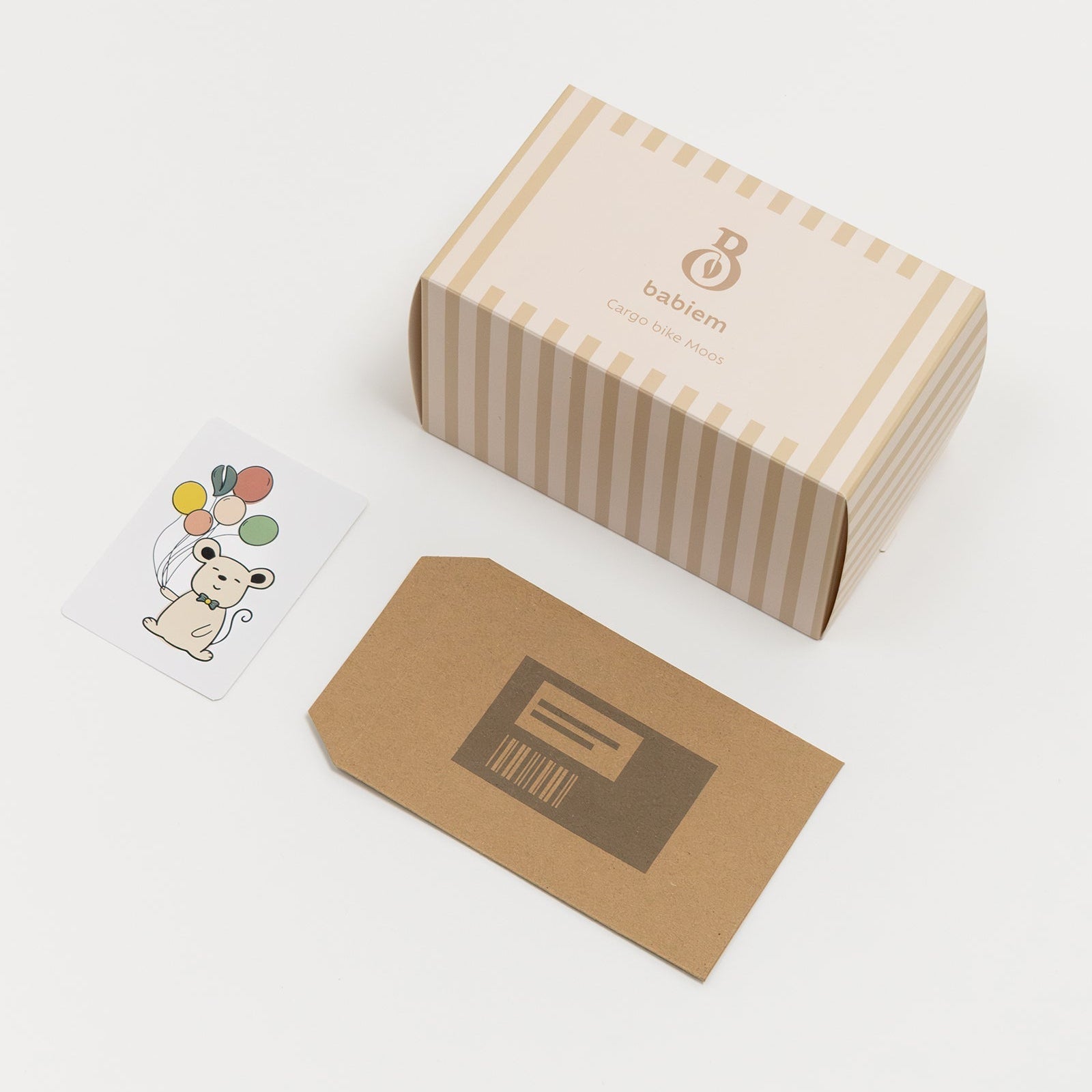 Babiem® Lastcykel Moos | Inklusive tillbehör