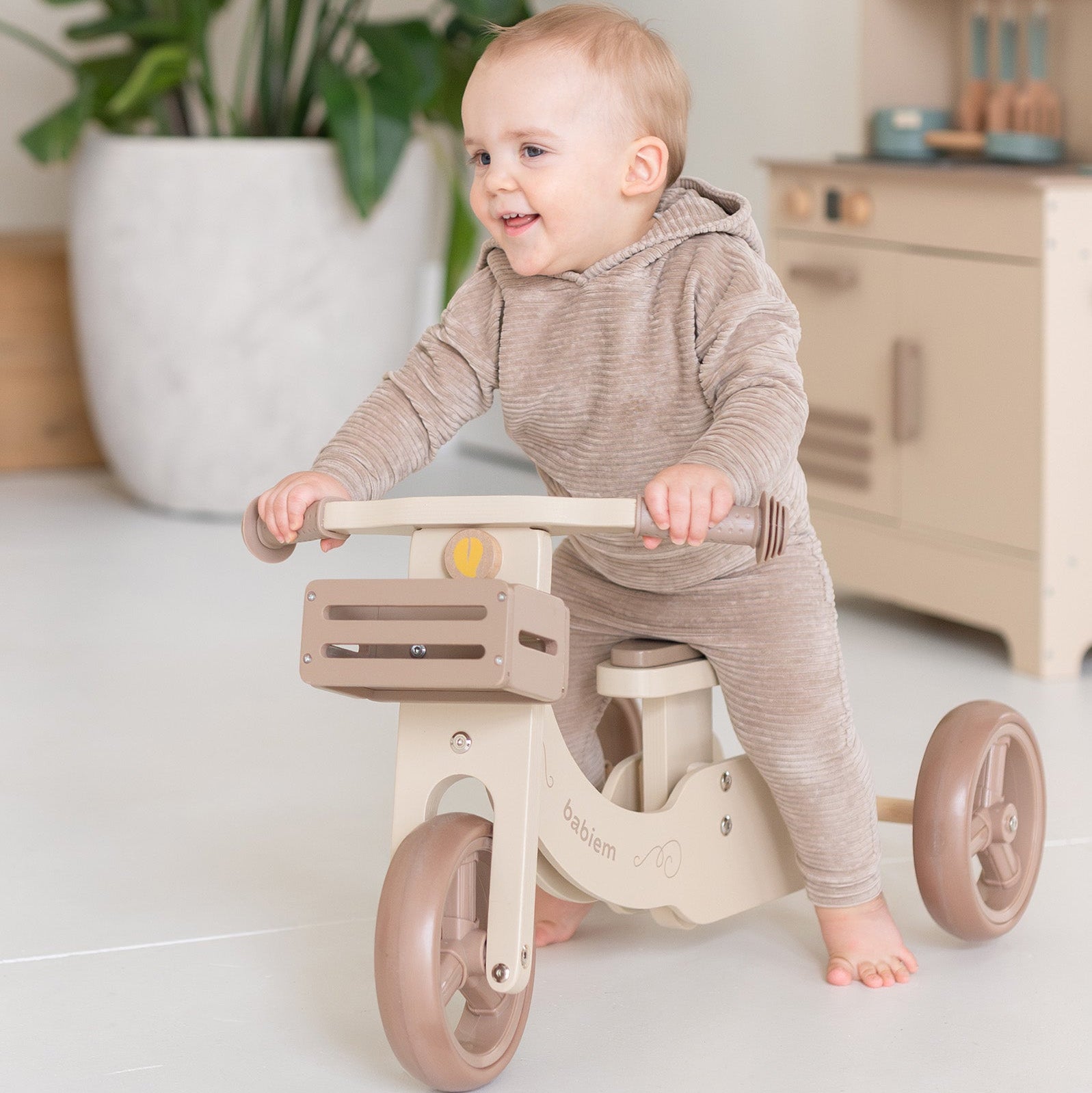 Babiem® 2-in-1 Balance Bike James | Adjustable from 3 to 2 Wheels