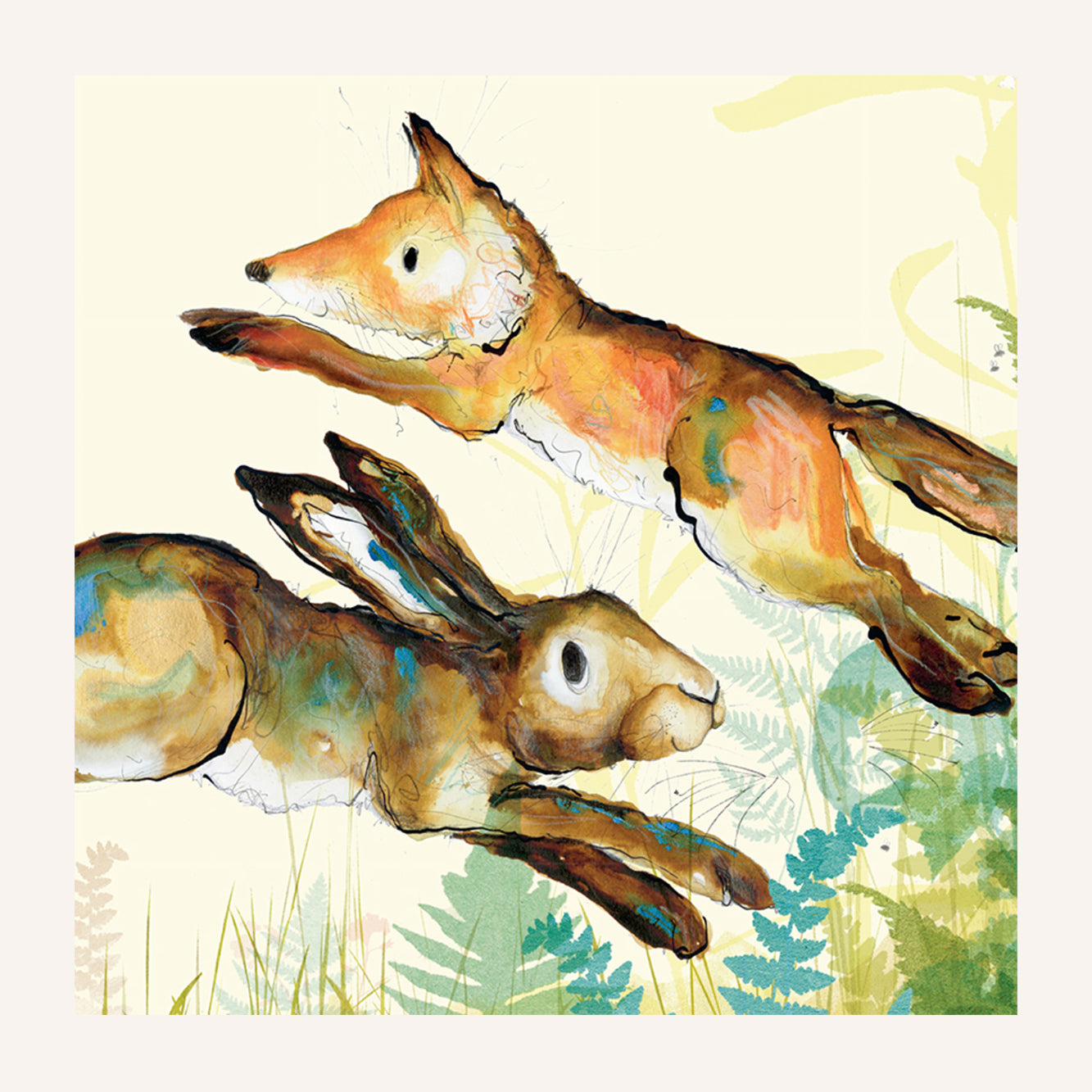 Hare, Owl & Fox Playing Tag | Book