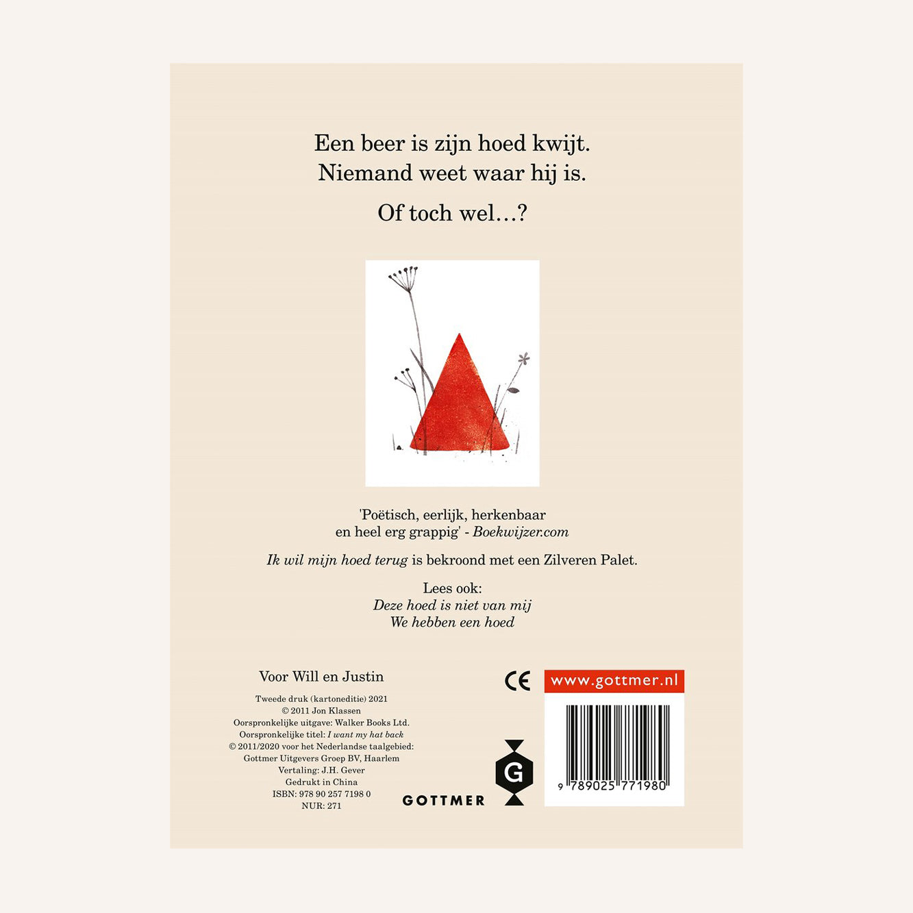 Ik wil mijn hoed terug - Boek