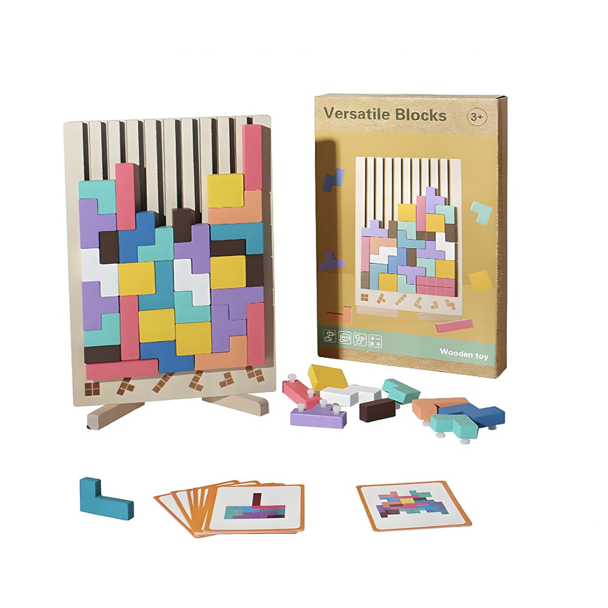 Tetris Montessori Wooden - Puzzle